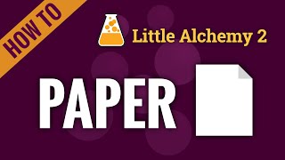 How to make PAPER in Little Alchemy 2 screenshot 4