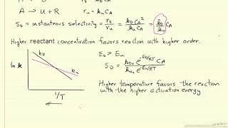 Selectivity in Parallel Reactions