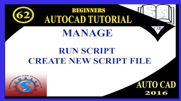 RUN SCRIPT || CREATE NEW SCRIPT WITH  BEST EXAMPLE || BASIC TUTORIALS FOR BEGINNERS || AUTO-CAD 2016