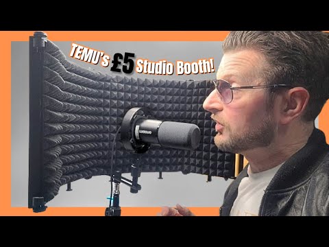 Budget Sound Booth Review: Temu’s £5 Studio Solution!