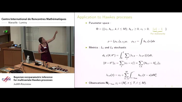 Judith Rousseau: Bayesian nonparametric inference ...