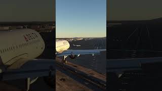 Delta Airline Airbus A320 Landing