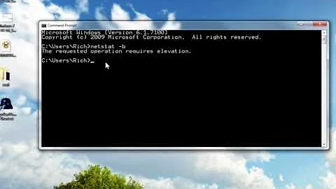 Running A Command Prompt As Administrator (Vista or 7)
