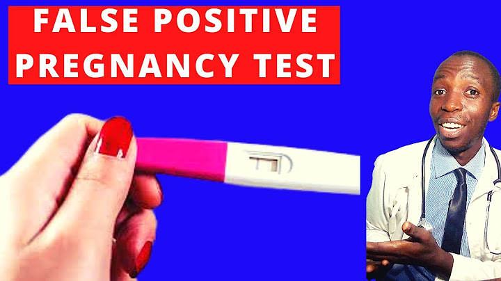Can vitamins cause a false positive pregnancy test