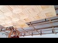Woodworking Projects - Wood ceiling - How to Install a Planked Wood Ceiling
