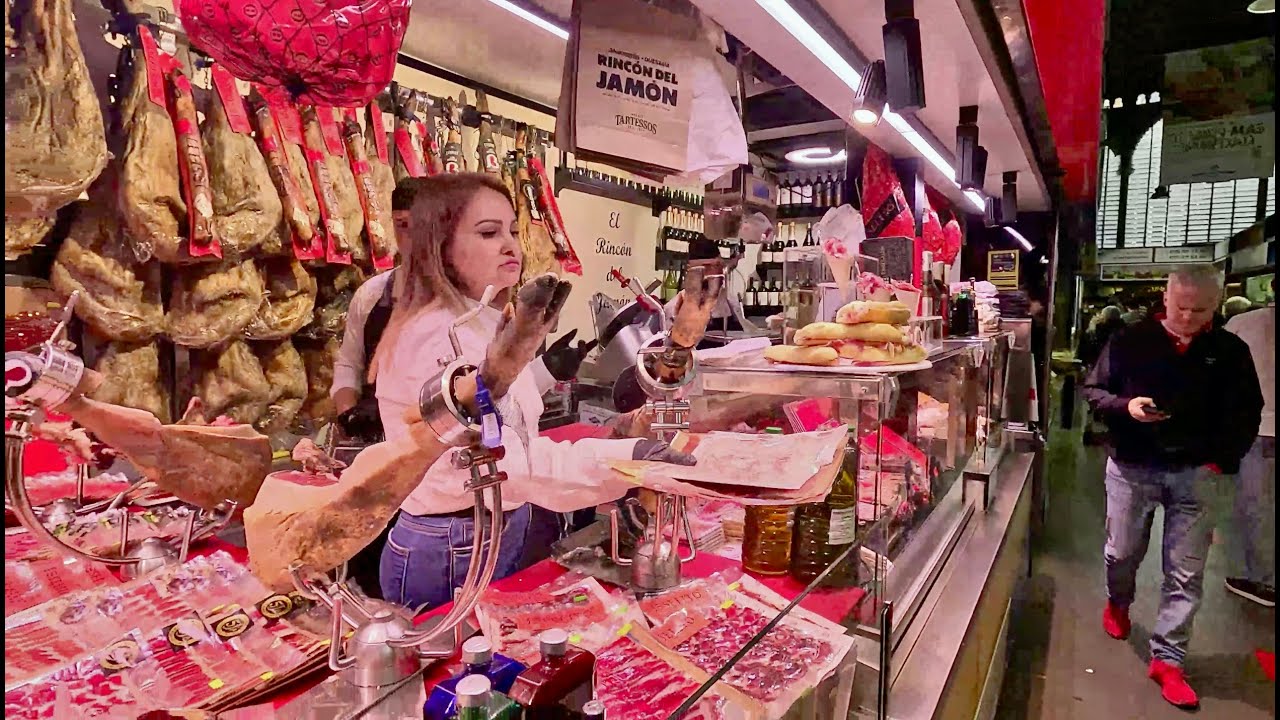 🇪🇸Málaga Food Market 🍲 Mercado Central de Atarazanas | Atarazanas Market | Walking Tour | Spain