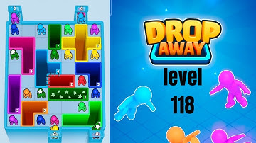 Drop Away level 118 Walkthrough Solution 