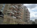 Kinshasa city drive thru gombe district new  apartment constructions