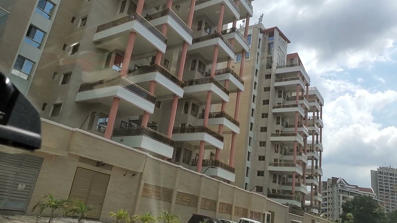 kinshasa City Drive- thru: Gombe District/ New  Apartment Constructions