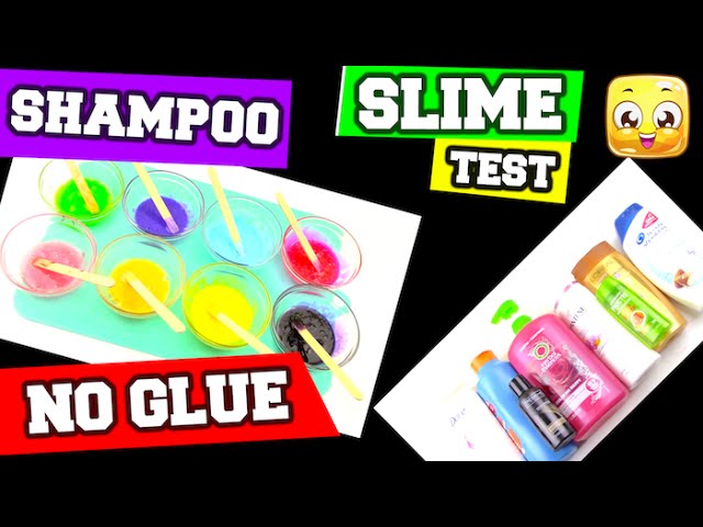 tåbelig kanal Folkeskole DIY Shampoo Slime with Salt Test! How To Make Slime Without Glue or Borax,  Baking Soda, Cornstarch! - YouTube