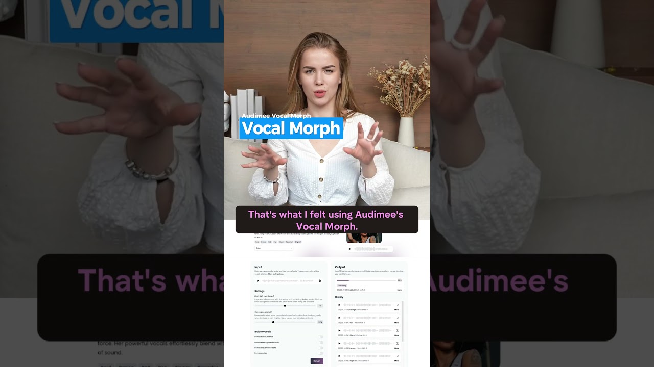 Best Ai Singing Voice Generator | Unlimited Vocals Creative Freedom | Audimee