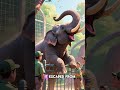 Giant Elephants Clash – Epic Battle Caught in Zoo #ElephantFight #ZooBattle #WildAnimalFight