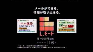 NTT東日本 Lモード 固定電話でメールCM 黒木瞳 2002