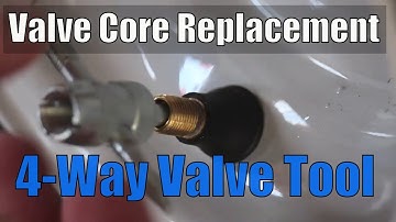 How to Use a 4-way Valve Tool to Replace a Stem Valve Core