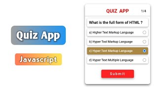 Javascript quiz app tutorial
