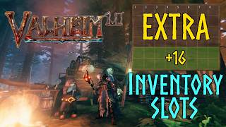 This is a GAME CHANGER Add +16 Slots To Your Valheim 1.0 Inventory!