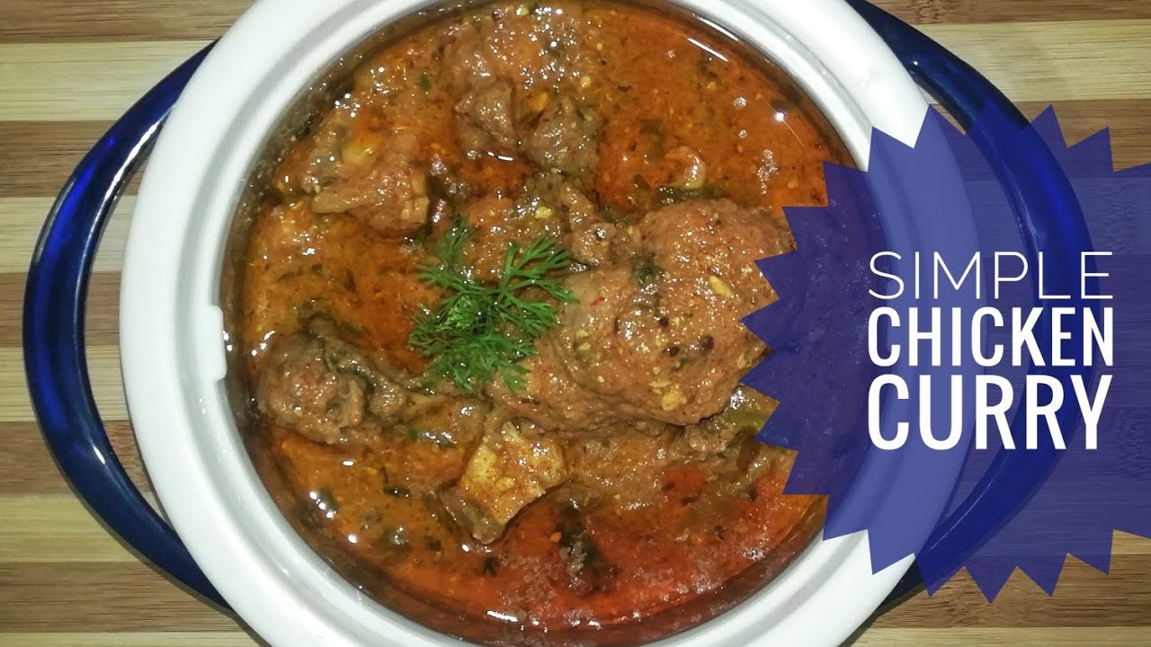 Simple Chicken Curry for Beginners|Home style Chicken ...