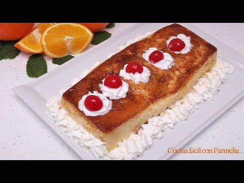 Pudin de pan con naranja ¡Fácil y Súper Cremoso!