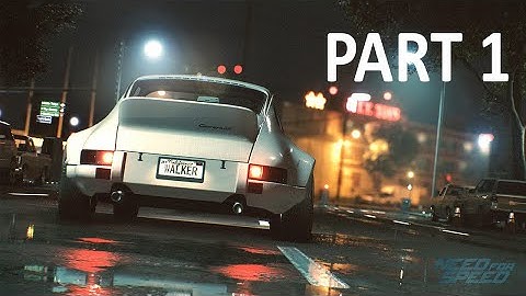 Need for Speed 2015 Gameplay Walkthrough Part 1
