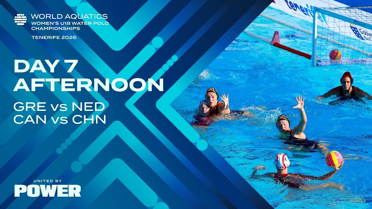 Afternoon | Day 7 | Classification | World Aquatics Women's U18 Water Polo Championships 2026