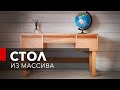 Письменный стол. Делаю письменный стол из массива бука своими руками.