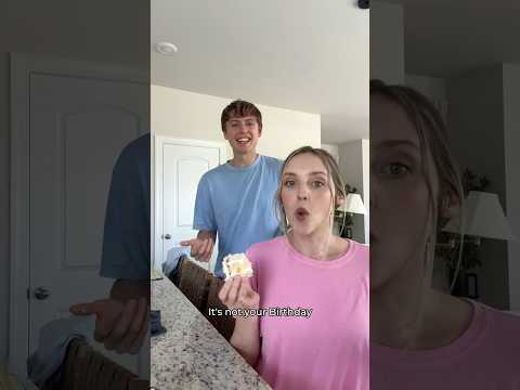 Pranking my husband with zero calorie cake😂