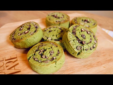 【抹茶紅豆鬆餅】簡單材料做出療癒甜點|靜靜享受烘焙的時光