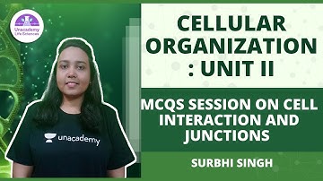 MCQs Session on Cell Interaction and Junctions - Cellular Organization: II | CSIR NET  2021🎯