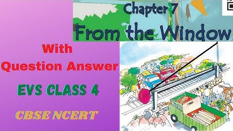 Question Answer | From the Window | Chapter 7 | EVS Class 4 | CBSE NCERT | with Explanation in Hindi
