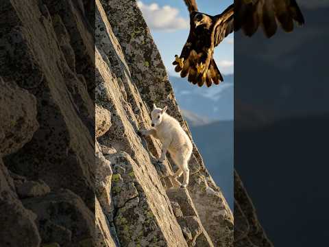 climber mountains #shortvideo #wildlife #goatclimbing