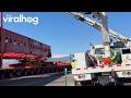 Oversized Transport Convoy Moves Through Colorado || ViralHog