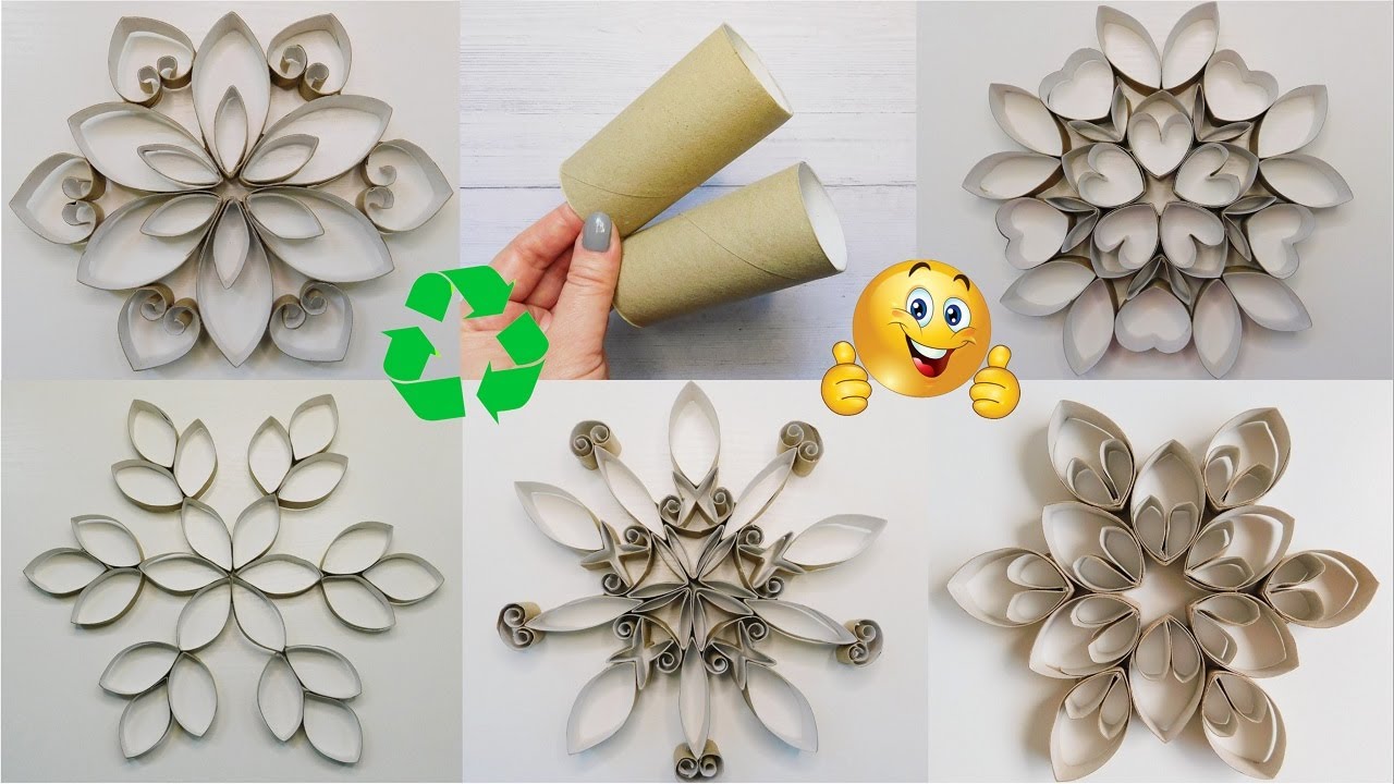 5 Amazing Toilet Paper Rolls Recycling Ideas ♻️ Super Easy Wall Hanging