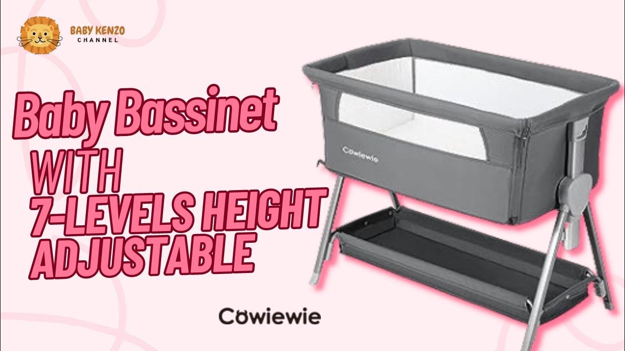 Cowiewie Bedside for Baby with Bed Mattress and Storage