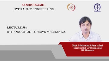 Lecture 59: Introduction to wave mechanics