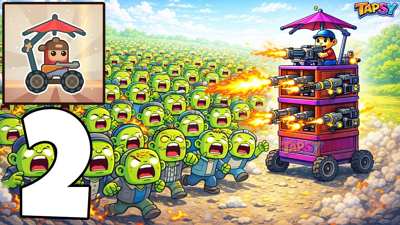 🔥Tower Destiny Survive Gameplay Walkthrough Part 2 – Massive Enemy Waves (Android,iOS)