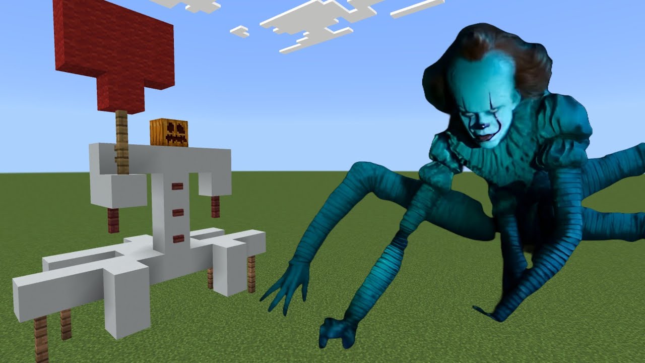 IT Pennywise Spider Addon in MINECRAFT PE 
