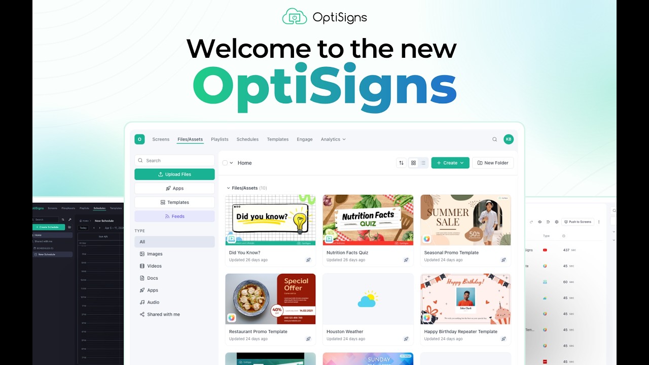 Optisigns Web Scripting Welcome to the new OptiSigns! - YouTube