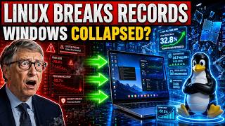 Bill Gates SHOCKED As Linux BREAKS All Records And Windows COLLAPSES