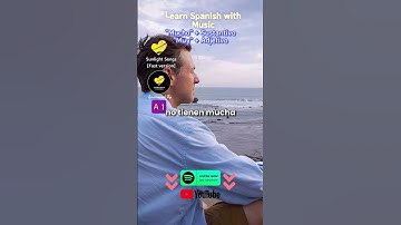 Thumbnail of 🇪🇸 LEARN SPANISH WITH MUSIC 2024 (Level A1) - Quiero vivir [Slow Ver.] by Sunlight Songs #shorts