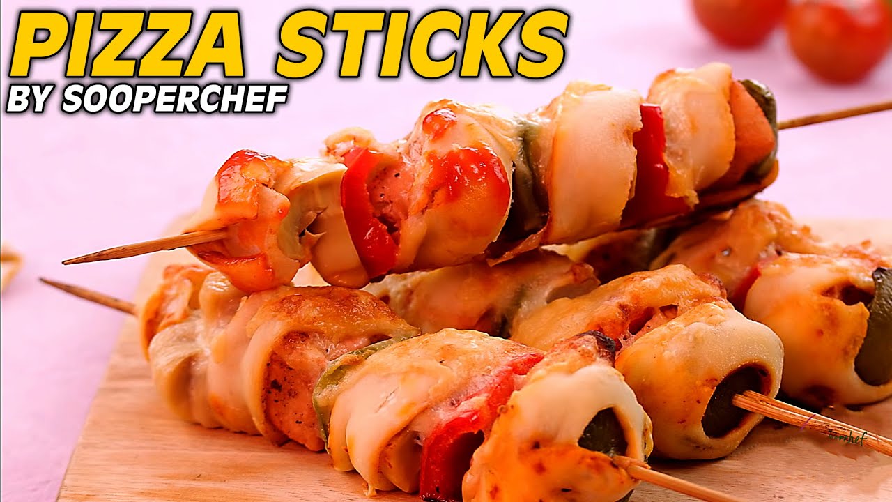 Pizza Sticks | Pizza Skewers Recipe By SooperChef