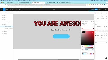 How to Create A Text Outline in Figma | Quick Figma Tutorial