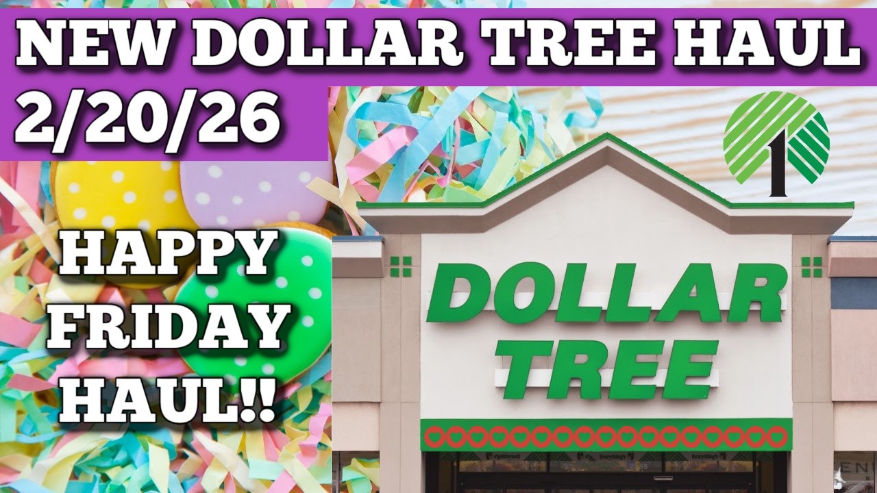 NEW DOLLAR TREE HAUL 2/20/26