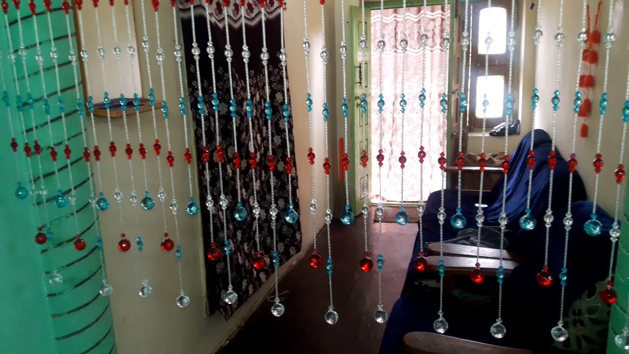 Crystal Beaded Door Curtain || Wall Hanging_Door Hanging Door Curtain