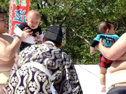 Naki sumo or crying baby contest