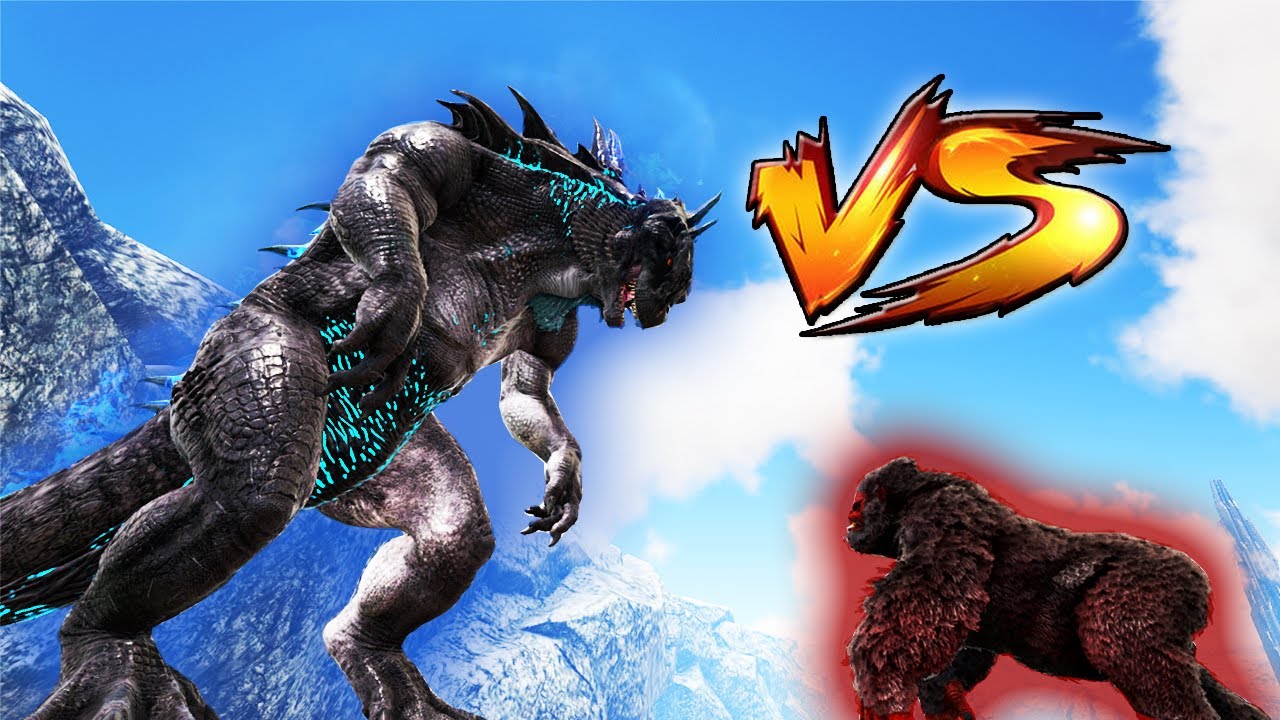GODZILLA VS KONG | GORJIRAN VS ALPHA MEGAPITHECUS | Ark Battles | Thyrulous