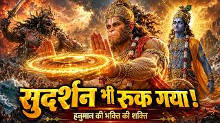 Hanuman Stopped Sudarshan Chakra | Krishna & Hanuman vs Kalaketu | Epic Hindu Short Mythology Story