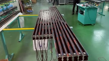 Linear magnetic drive automatic sliding door opener. All parts will put inside of track