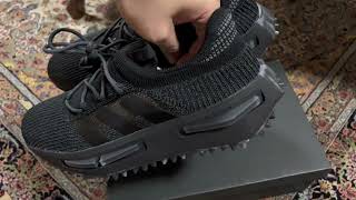 Unboxing Adidas NMD S1 IG5537 Black Carbon