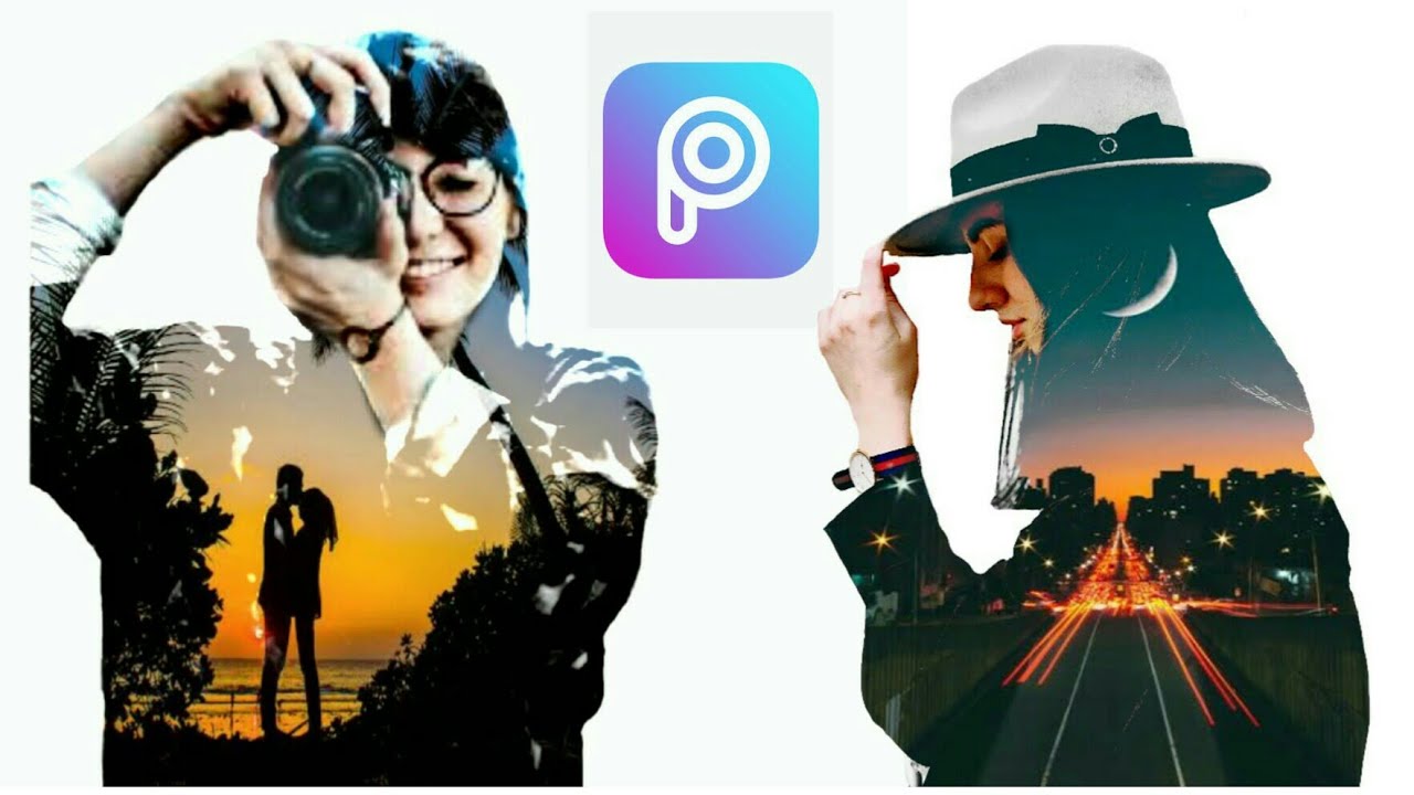 DOUBLE EXPOSURE PICSART TUTORIAL | PICSART PHOTO EDITING | PICSART ...