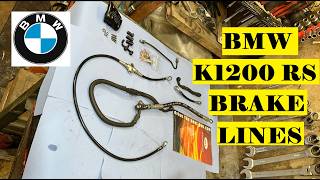 BMW K1200 RS 2002 Front brake line replacement